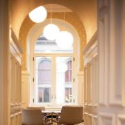 Fagerhult Globia riipus DALI lasi Ø45cm 47W 3,000K 47W 3,000K