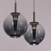 PURE LED-riippuvalaisin E-Infinity harmaa/savuharmaa 198 cm, 10-lamppu...