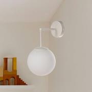 Moon seinävalaisin, 35 cm, hiekanvärinen, lasi, pistotulppa, E27