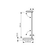 LED-työpöytävalaisin MAULstudy, musta, teräs, 49 cm, E27