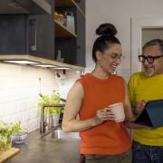 OSRAM LED-kaapinalusvalaisin Panel 30 x 20 cm musta CCT himmennettävä