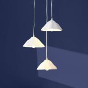 OSRAM riippuvalo Decor Lotus Leaf, 3-lamppuinen, valkoinen, paperi, E1...