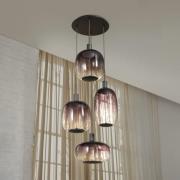 OSRAM riippuvalo Decor Needle Plate, harmaa, teräs, 4-lamppuinen, E27