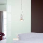 MARSET Atlas-riippuvalaisin, 3 000 K, Ø 11 cm, läpinäkyvä