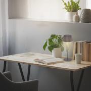 LED-pöytälamppu Loca, antrasiitti, korkeus 36 cm metalli/muovi