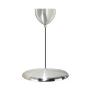 LED-riippuvalaisin Artist, teräksenvärinen, Ø 40 cm, ruostumaton teräs