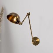 Seinävalaisin Sivani 6239, vanha messinki, säädettävä, E27