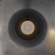 Knikerboker LED-seinävalaisin DoppioZero, ruskea/sahara, Ø 30 cm