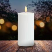 LED-kynttilä Sille, aurinkokäyttöinen, korkeus 15 cm, valkoinen, IP44