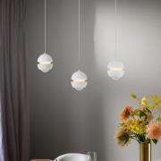 SCHÖNER WOHNEN LED-riippuvalaisin Lini valkoinen, 3-lamppuinen, pitkä,...