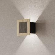 LED-seinävalaisin Chile S, tammi/graniitti, korkeus 15 cm, himmennettä...