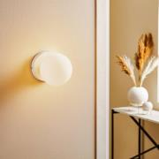 Kiba seinälamppu valkoinen/kulta, lasikupoli