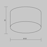 LED-ulkokattovalaisin Zon, musta, Ø 12 cm, 3 000 K metalli