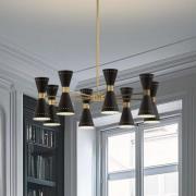 Stilnovo Megafono-riippuvalo, Ø 100 cm, musta, 16-osainen.