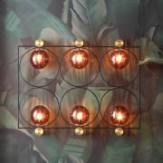 Kare Balance Circle -seinävalaisin, pistoke, 122 cm, E27