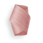 LZF seinälamppu Orbit, vaaleanpunainen, leveys 19 cm, puu