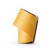 LZF pöytälamppu Tiny, keltainen, korkeus 22 cm, puuviilu