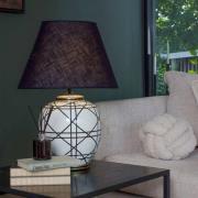 PR Home pöytävalaisin New York, musta, korkeus 63 cm, keraaminen