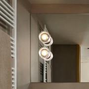 MARSET LED-ulkoseinävalaisin ROC, valkoinen, 14 cm, IP65, TRIAC