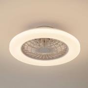 Lindby LED-kattotuuletin Vedin, DC, hiljainen, Ø 49 cm, CCT