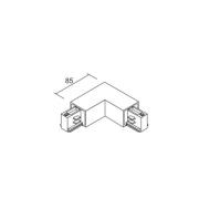 Ivela L-liitin LKM DALI, musta, johtimet vasemmalla, 3-vaiheinen