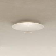 Karman LED-kattovalaisin BLANCO, Ø 60 cm, valkoinen, metalli