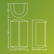 Philips LED-ulkoseinävalaisin Reese UE, antrasiitti, alumiini, IP44