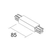 Ivela keskisyöttö SQUARE 48 V, musta, muovi