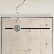 LED-riippuvalaisin Anais, musta/vihreä, pituus 100 cm, tekokivi