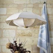 MARKET SET Riippuvalo Coquillage, 110 cm, kermanvärinen, pellava