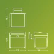 Philips LED-ulkoseinävalaisin Ezra UE, muovi, IP44