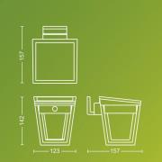 Philips LED-ulkoseinälamppu Nissa UE, muovi, IP44