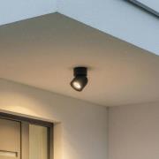 Kattospotti Oscar, musta, alumiini, korkeus 13,5 cm, GU10