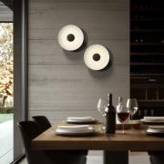 LED-kattovalaisin Basin_P, musta, metalli, Ø 48 cm