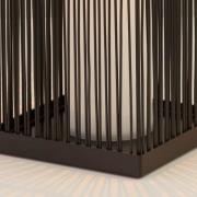 Sophelia aurinkoenergialla toimiva LED-terassivalaisin, 36 cm, musta, ...