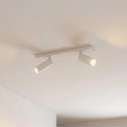 Arcchio kattokohdevalo Brinja Slim, valkoinen, 2-lamppuinen, GU10 MR11