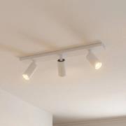 Arcchio kattokohdevalo Brinja Slim, valkoinen, 3-lamppuinen, GU10 MR11