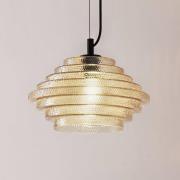 Lindby riippuvalaisin Orliana, Ø 35 cm, keltainen, lasi