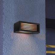 Ulkoseinälamppu Rilongo himmennettävä, ylös/alas, alumiini, tummanharm...