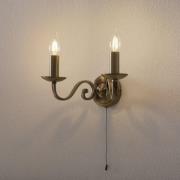 Seinävalaisin Richmond, 2-lamppuinen, narukytkin