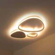 LED-kattovalaisin Samling, pituus 62 cm, taupe, metalli