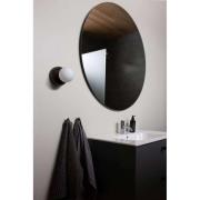 Globen Lighting Torrano-seinävalaisin, musta, Ø 13 cm IP44