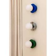 Globen Lighting Art Deco kattovalaisin, IP44, vihreä/valkoinen