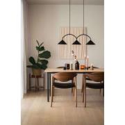 Globen Lighting riippuvalo CURVE 3, beige, 3-lamppuinen, 95 cm