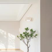 Seinävalaisin Mado, beige, Ø 8 cm, teräs/lasi, 1-lamppuinen, G9