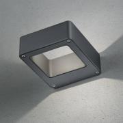 LED-ulkoseinälamppu RENO, antrasiitti, leveys 12 cm, metalli, IP54