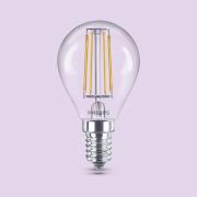 Philips LED-lamppu E14 P45 4,3W 470lm 2700K filamentti 3 kpl:n pakkaus