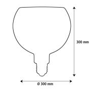 SEGULA LED Floating Bambus pronssi G300 E27 5W 2 200 K himmennettävä