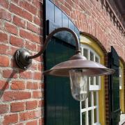 Ulkoseinävalaisin Vienna I, kupari, Ø 35 cm, IP44