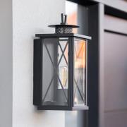 Winchester ulkoseinävalaisin, lyhty, musta/selkeä